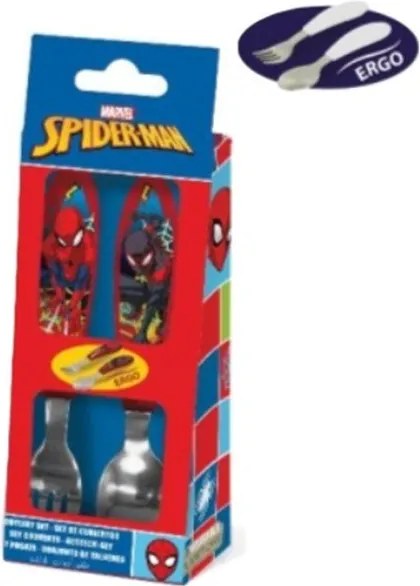 Pókember Moving Target fém ergo evőeszköz készlet - 2 darabos