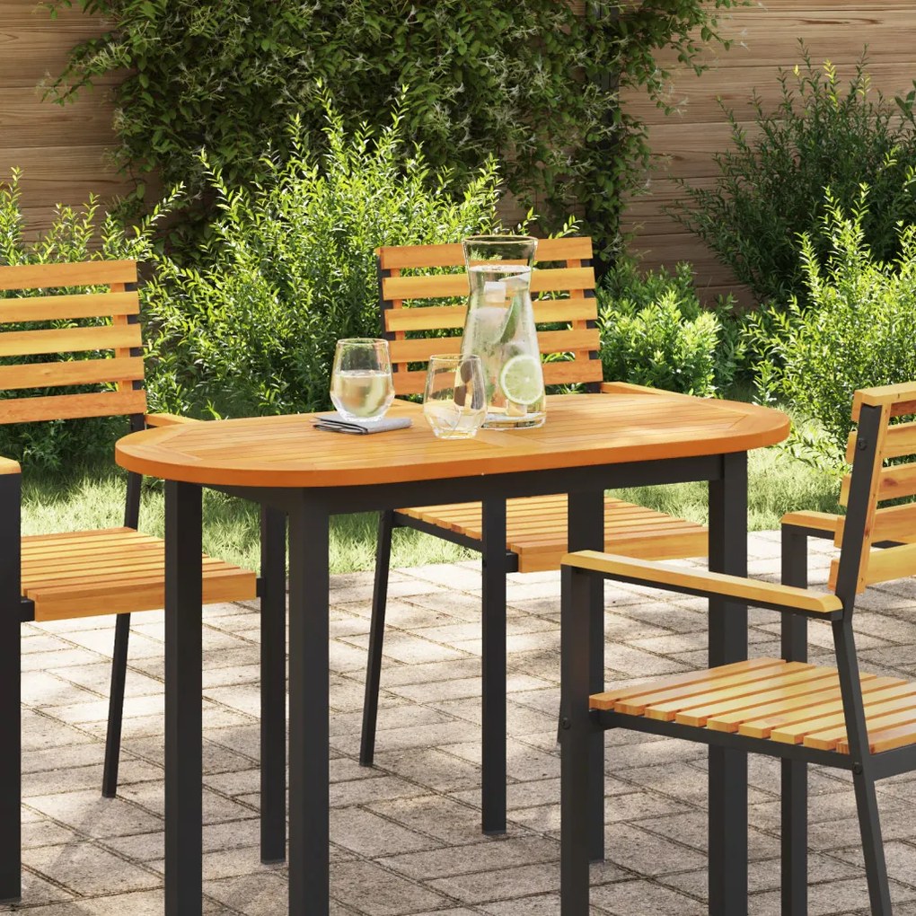 Asztallap 100x50x2.2 cm Ovális Tömör Fa Akác