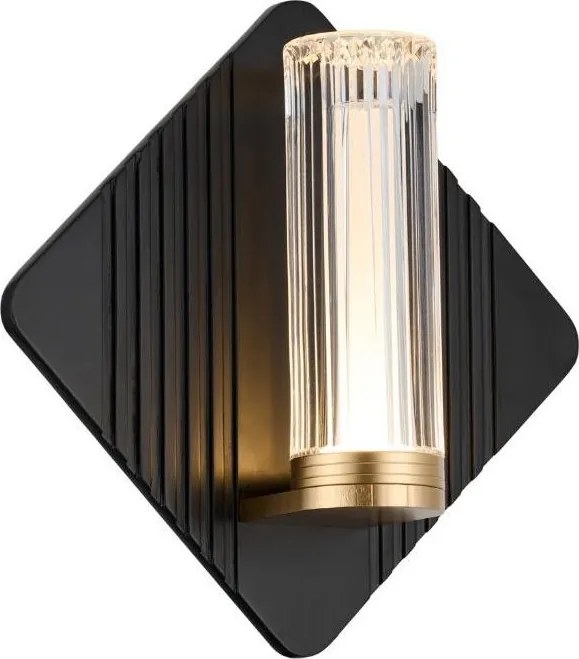 Rabalux 71407 - ROSALINE fürdőszobai LED fali lámpa LED/7W/230V IP44 fekete/arany