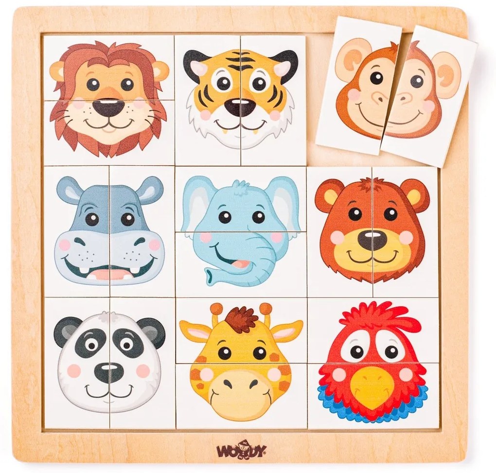 Woody Puzzle Exotic Animals