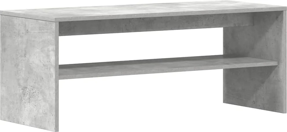 vidaXL betonszürke forgácslap TV-szekrény 100 x 40 x 40 cm