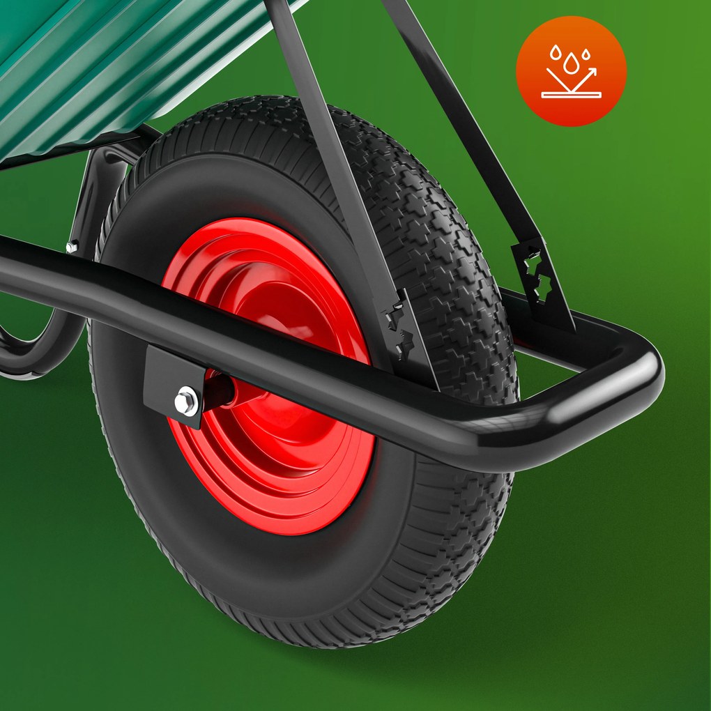 Gardebruk® Kerti kerék 100l - zöld