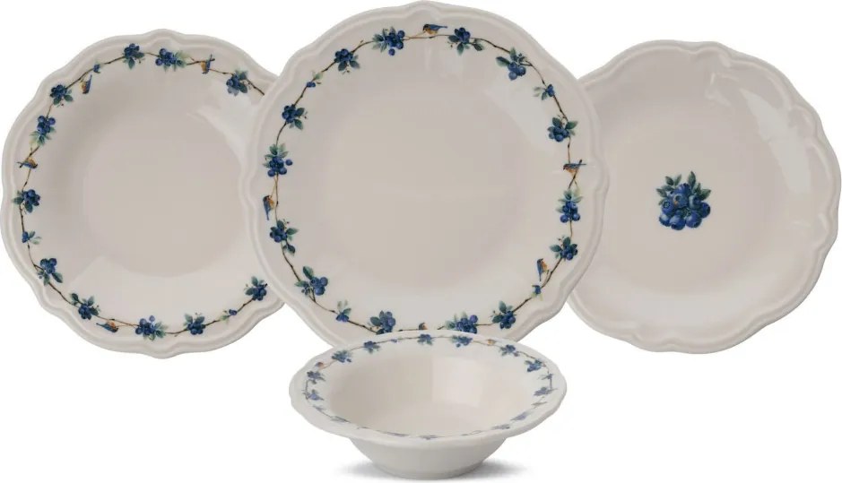 24 részes porcelán étkészlet