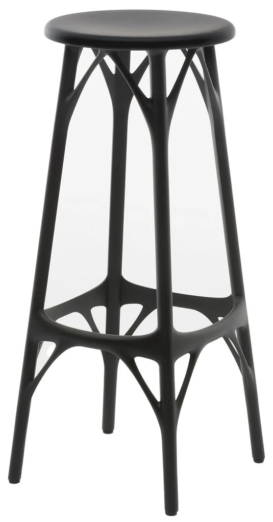 Barová židle A.I. STOOL LIGHT, v. 75 cm, více barev - Kartell Szín: šedá