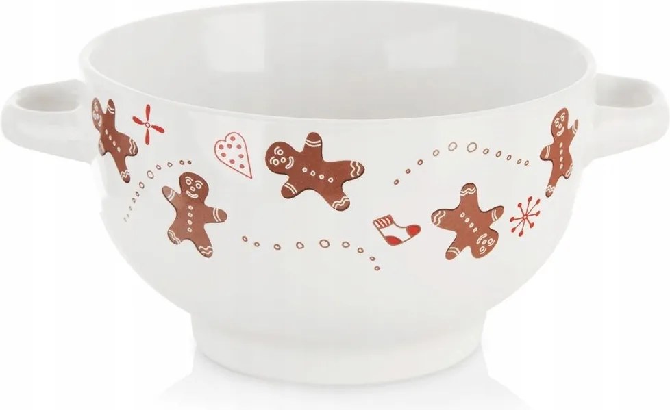 Húsleveses tál Leveses tál Mézeskalács Karácsonyi 750 ml