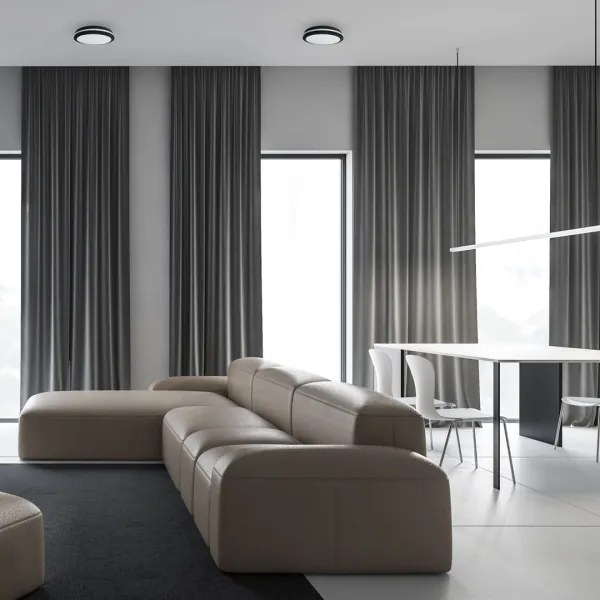 LED Kültéri mennyezeti lámpa MARLON LED/36W/230V 4000K IP54 fekete