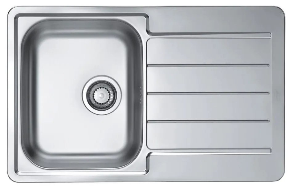 ALVEUS 1069147 - Mosogató LINE 79x50 cm matt acél/szatén