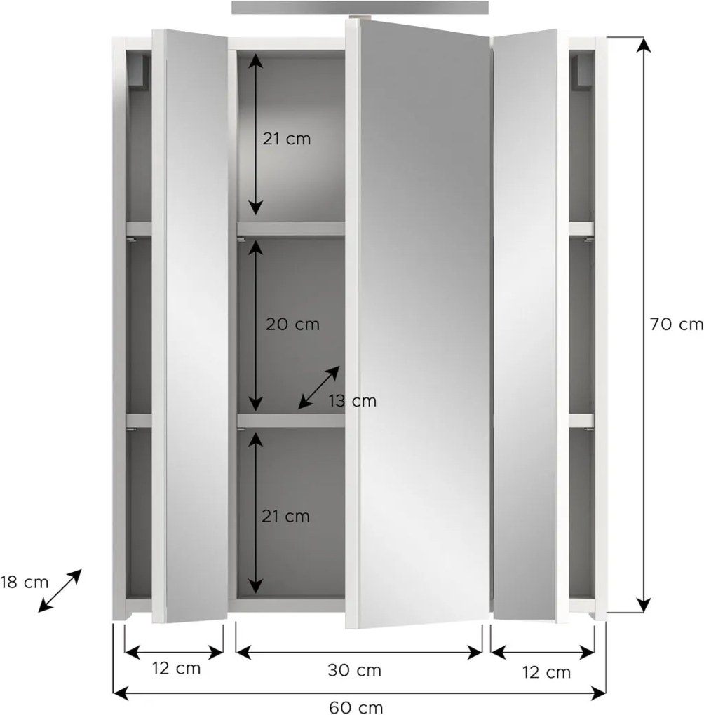 Linus tükrös faliszekrény
