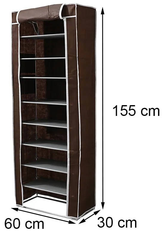 Cipősszekrény LCSZ-02 barna