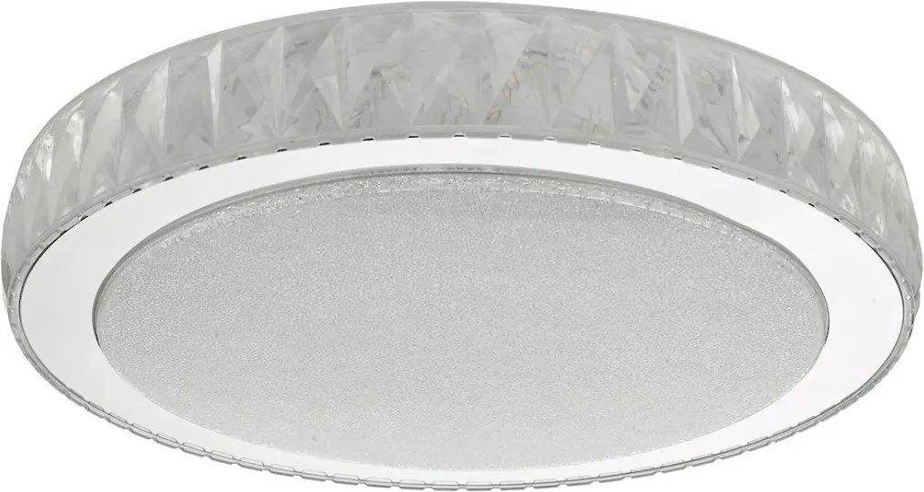 DAR LIGHTING AKE5008 AKELIA Kerek Mennyezeti Lámpa Átlátszó LED IP20