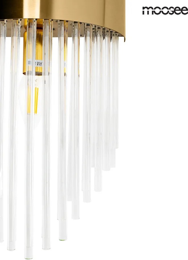 KING HOME MSE010100349 FLORENS L Kristály Fali Lámpa Arany E14 IP20