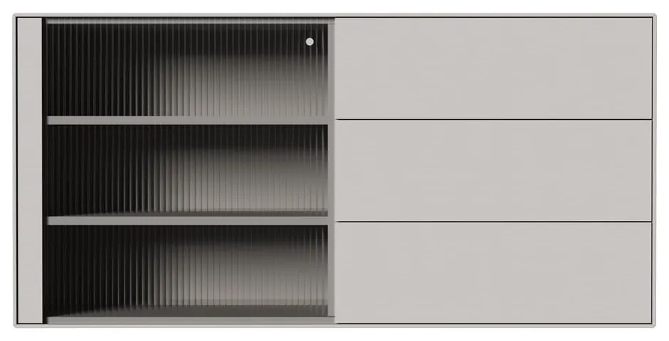 Világosszürke függő komód 120x59 cm Edge by Hammel – Hammel Furniture