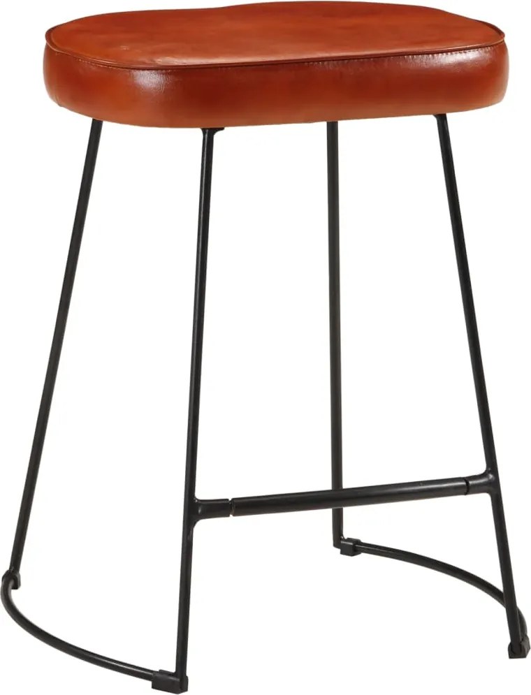 vidaXL 2 db sötétbarna bárszék 40x29,5x53 cm
