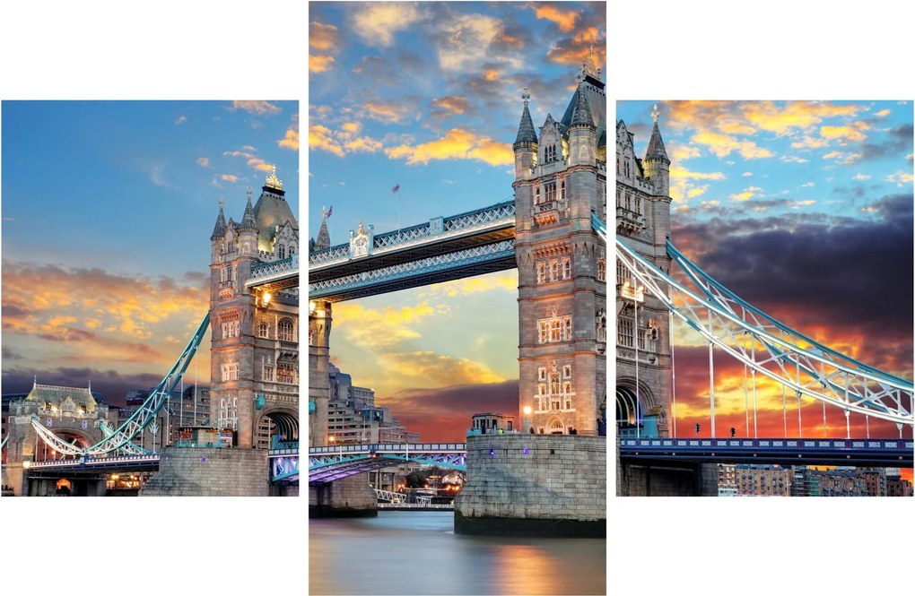 Kép - Tower Bridge, London, Anglia (90x60 cm)
