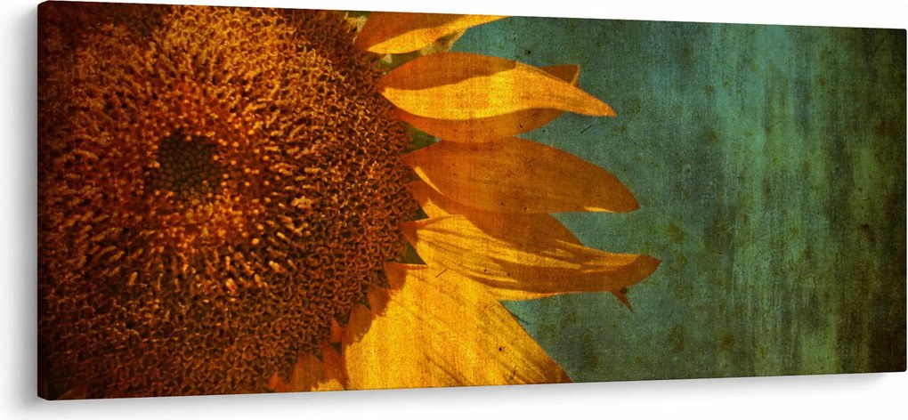 Kép - napraforgó (120x50 cm)