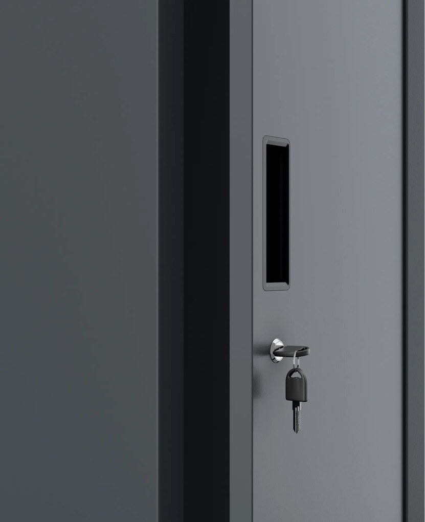 KACPER II 1 Plus fém munkavállalói szekrény 300 x 1800 x 500 mm