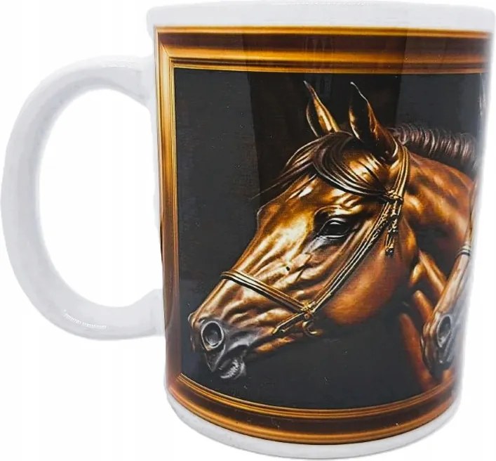 Fészek bögre Lovak dekoratív csomagolásban