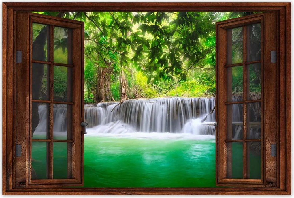 Poszterek 120x80 Tájkép vízesés