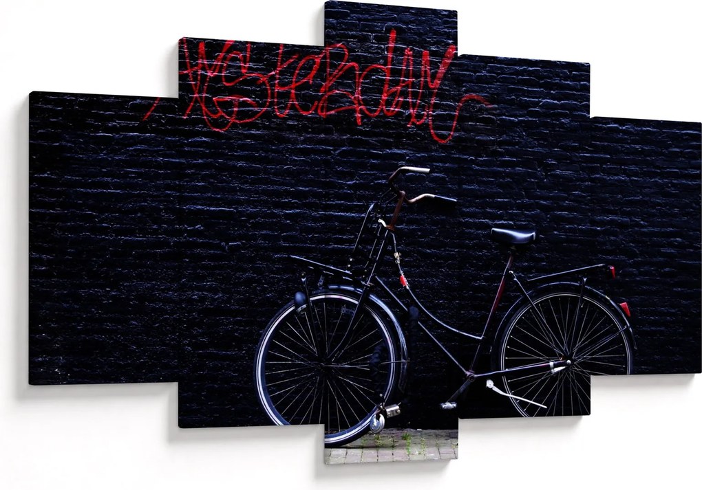 Egy kerékpár képe Amszterdamban (150x105 cm)