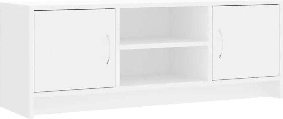vidaXL fehér szerelt fa TV-szekrény 102x30x37,5 cm