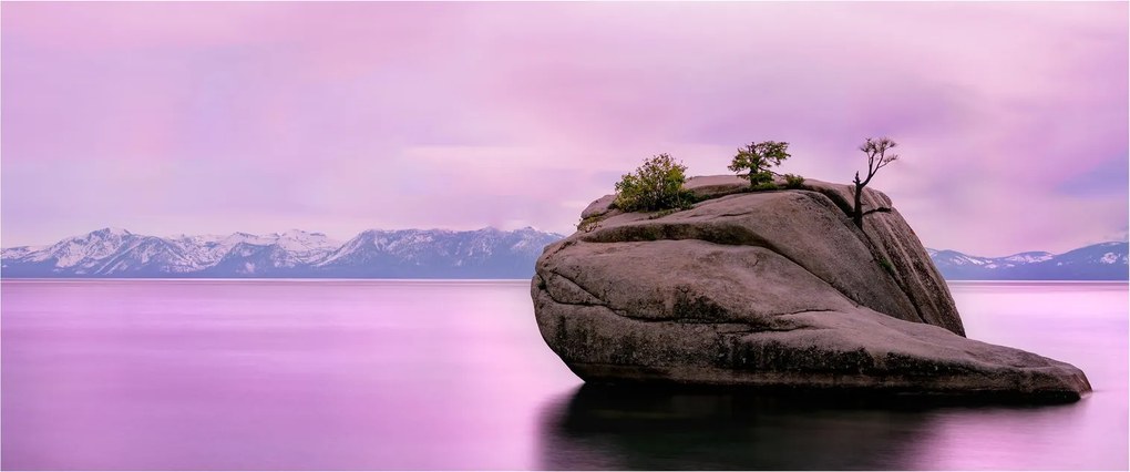 Kő a tengerben képe (120x50 cm)