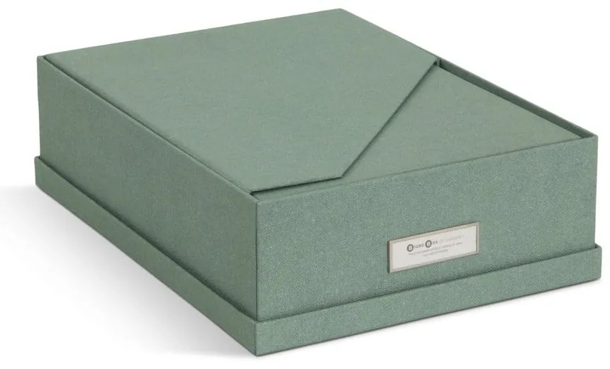 Zöld karton rendszerező szett 5 db-os dokumentumokhoz Holger Canvas Paper Laminate – Bigso