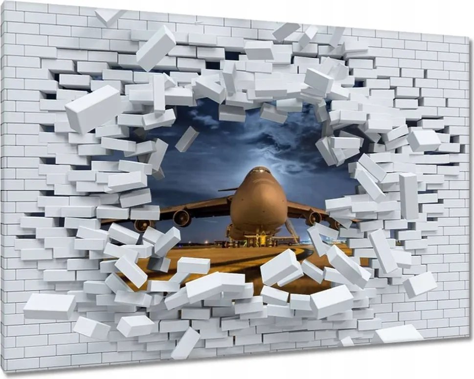 Vászonkép 90x60 Nagy repülőgép repülőtér
