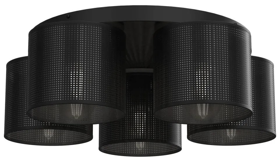 Felületre szerelhető csillár LOFT SHADE 5xE27/60W/230V fekete