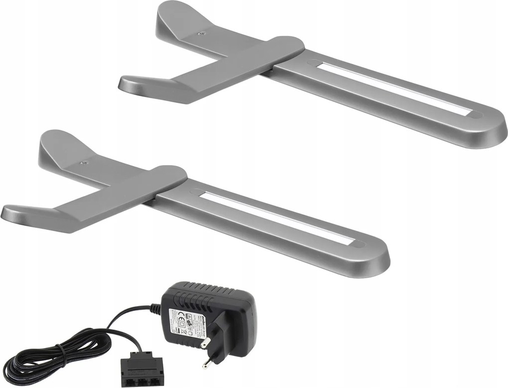 2x LED-es éjjeli lámpa Peak olvasóágyhoz