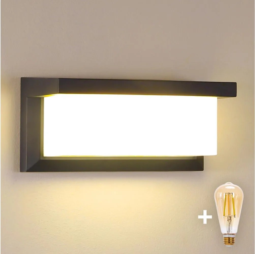 Brilagi - LED dimmelhető fali lámpatest BRICKY 1xE27/6W/230V 2700-6500K IP54 antracit