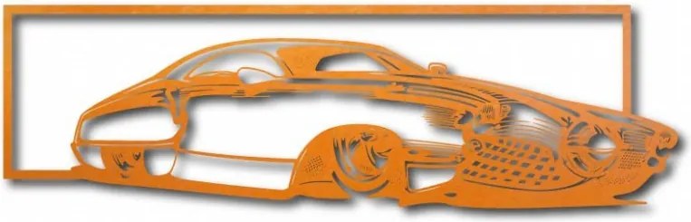 Exkluzív kép a történeti rétegelt lemezből készült autó falán