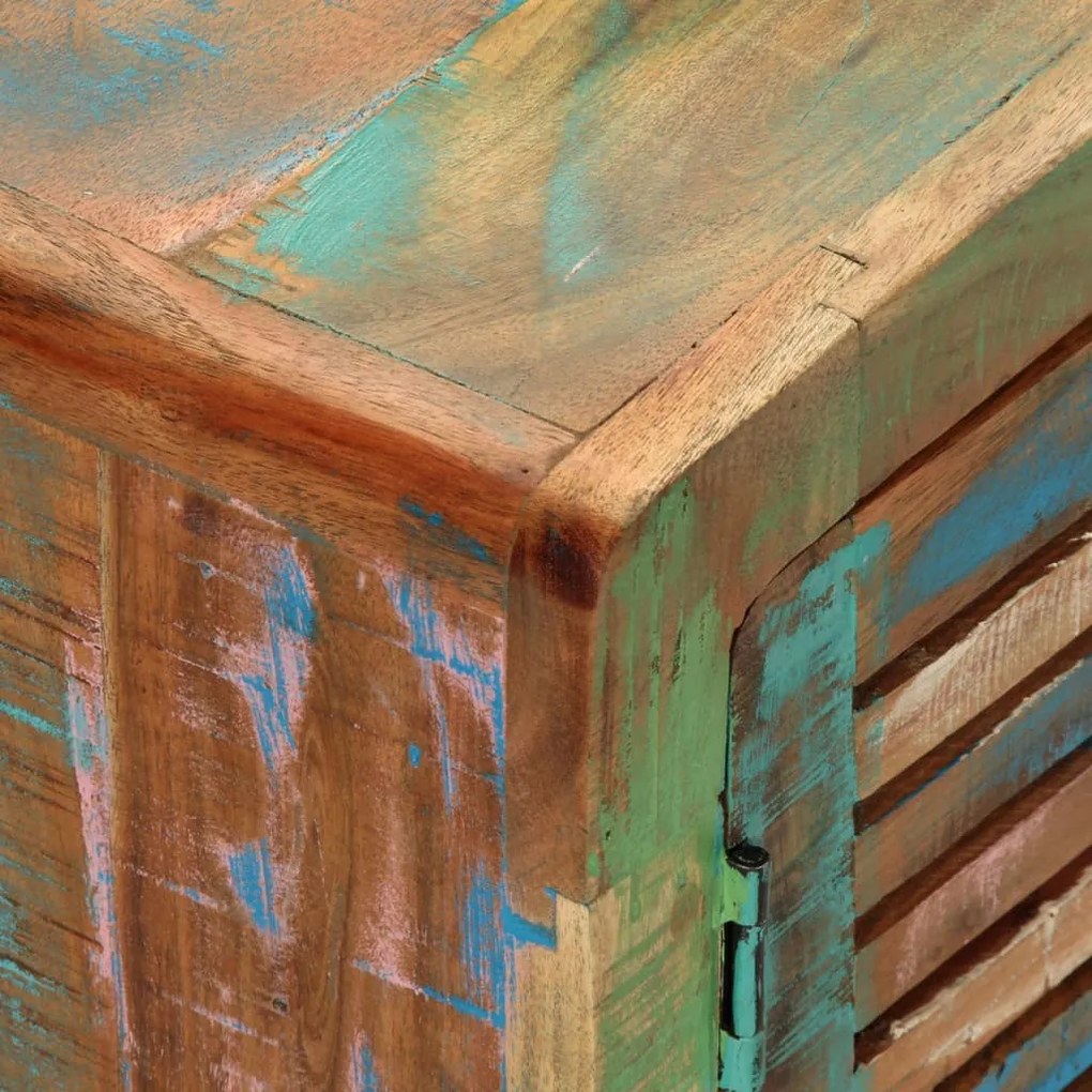 tömör újrahasznosított fa TV-szekrény 110 x 30 x 40 cm