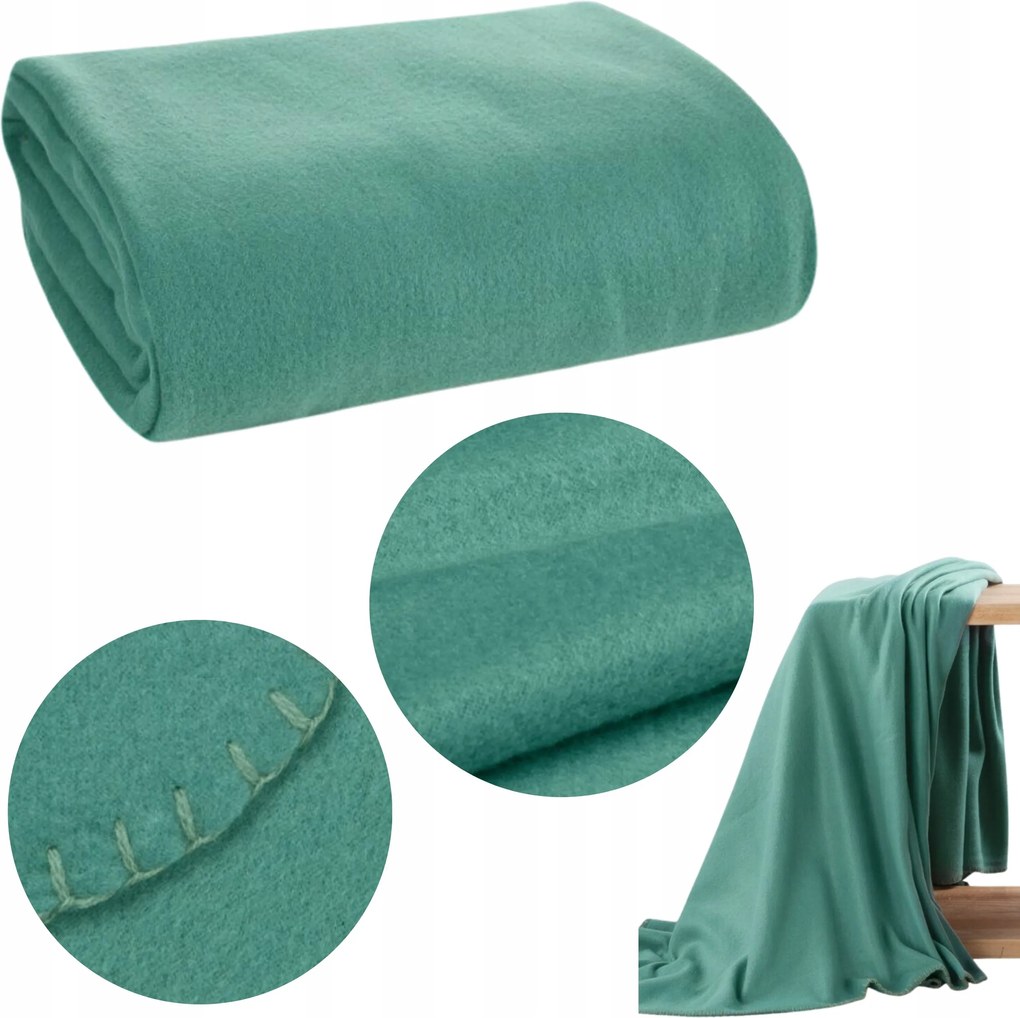 Polar takaró 150x200 cm polár menta Ágytakaró Kanapé Puha Meleg