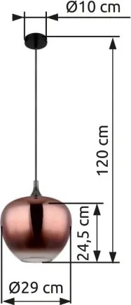 GLOBO 15548H1G MAXY Modern Függesztett Lámpa IP20