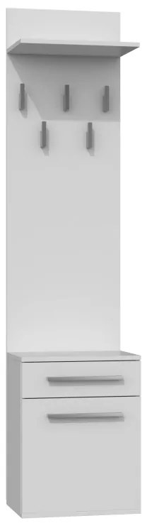 Bangor III NEW Előszobafal Fehér N