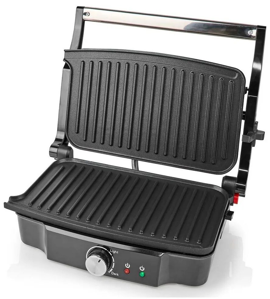 Nedis KAGR131FSR - Kontaktgrill 1500W/230V
