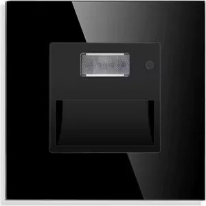 Lépcső Lámpatest Led Világítás Üveg Fali Lámpa Mozgásérzékelővel