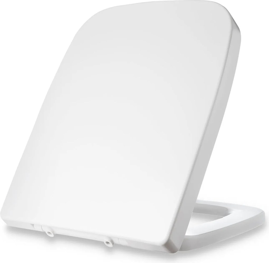 Blumfeldt Lamera, WC-ülőke, négyzet alakú, automatikus lecsukódás, antibakteriális, fehér