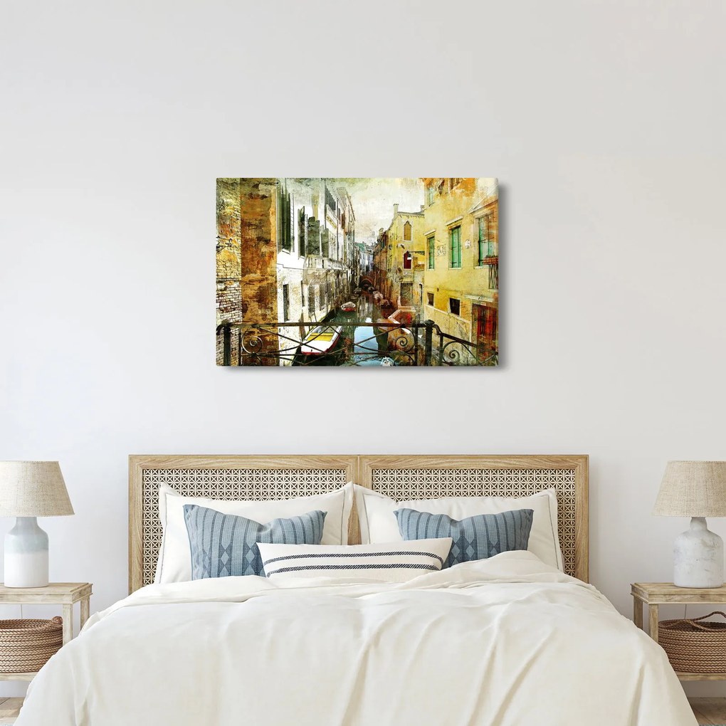 Kép - Utca Velencében (90x60 cm)