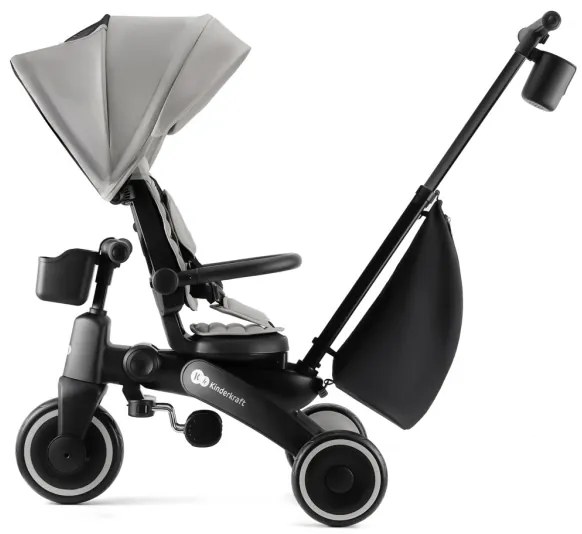 KINDERKRAFT - Gyermek tricikli JAZZ 2 szürke