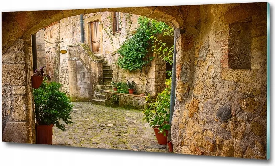 Fotó üveg kép Horgászhajó strand 100x70