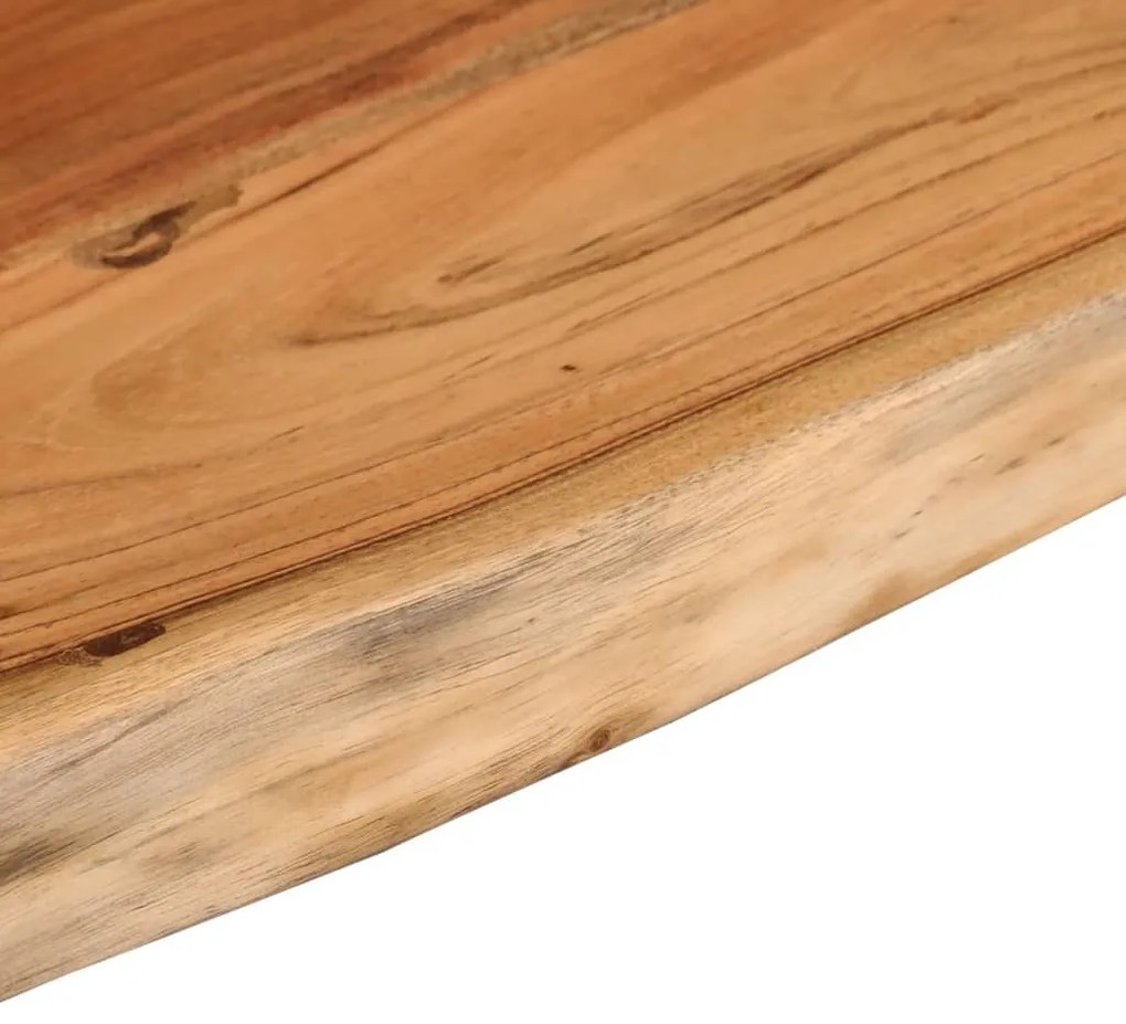 tömör akácfa téglalap alakú fali polc 80 x 30 x 2,5 cm