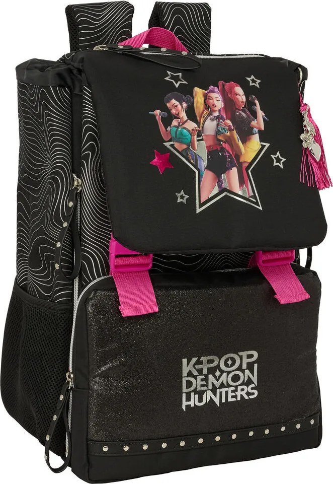 K-pop Démonvadászok Energy bővíthető iskolatáska, táska 41 cm