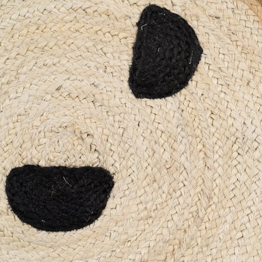 Natúr színű juta gyerek szőnyeg ø 100 cm Chiquillo – Ixia