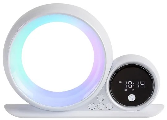 Rabalux 76109 - LED RGB Asztali lámpa hangszóróval WAKEWAY LED/5W/230V