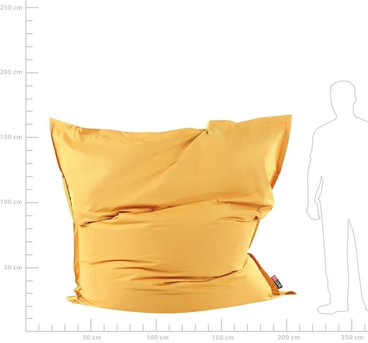Babzsák 180x230 cm Xxl (sárga). 1009264