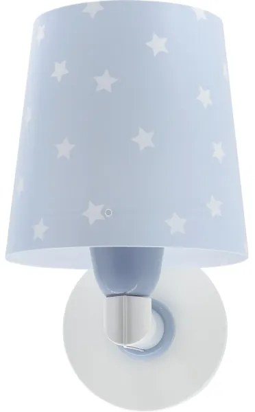 Dalber 82219T - Gyermek fali lámpa STAR LIGHT 1xE27/60W/230V kék