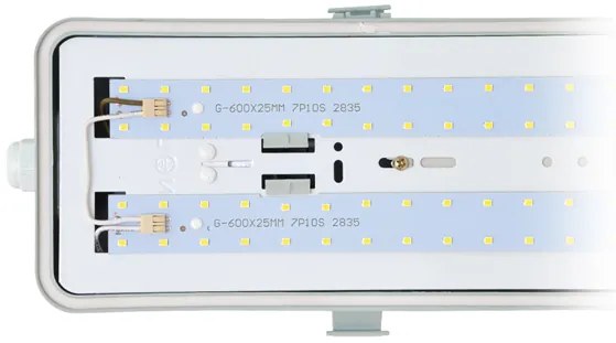 Ecolite LED-fénycső lámpatest, 60cm, 20W, Economy