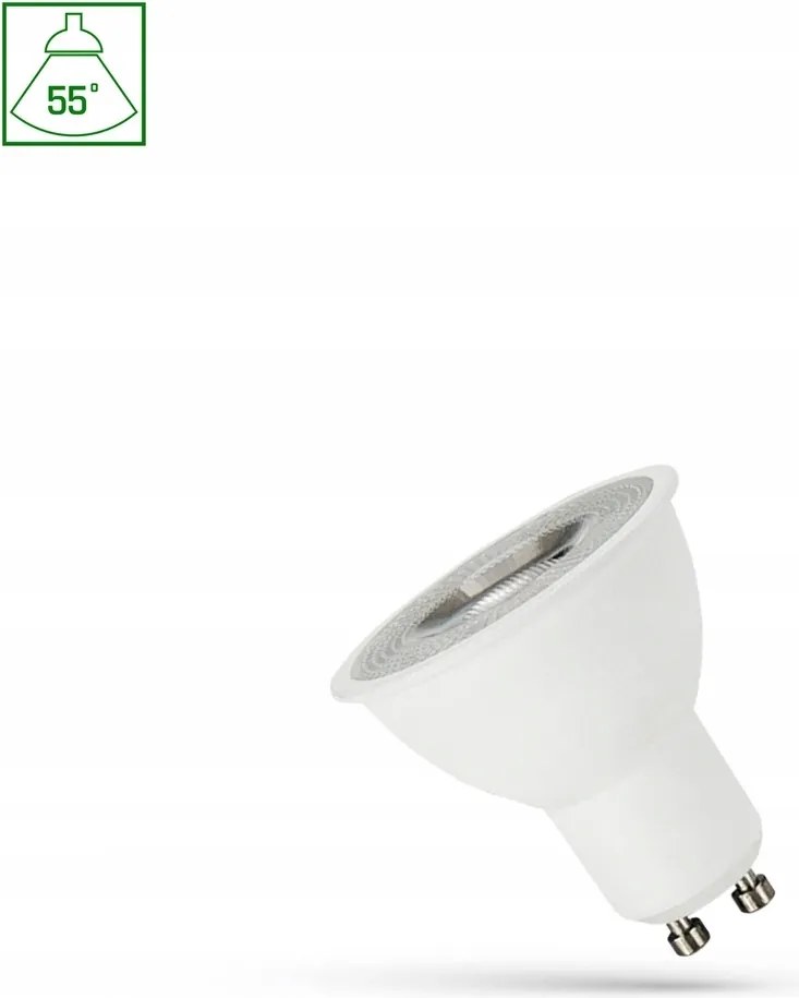 Led izzó GU10 230V 4W Smd 55st Nw Spectrum lencsével Woj 14090_55ST