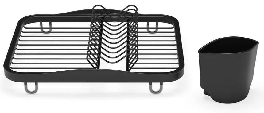 Fekete acél edényszárító 36x28 cm Sinkin – Umbra